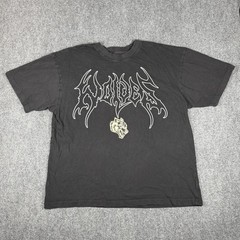 Darc Sport Wolves T Shirt Mens 2XL Black Spell out Grunge