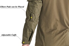 Men’s Firm Shirts Training Atheletic Training Shirts 1/4 Zip Ripstop Cargo Work