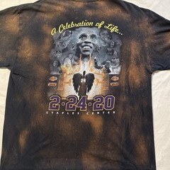 Kobe Bryant Memorial 1978-2020 Mens SZ L Double Sided Tee NBA