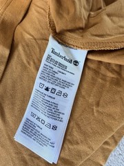 Timberland Men’s Kennebec River Tree Logo Half Sleeve T-Shirt Yellow Size XL