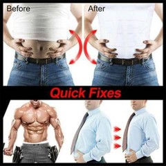 SecondSkin Men’s Shaper Cooling T-Shirt Compression Shirt Slimming Shapewear US