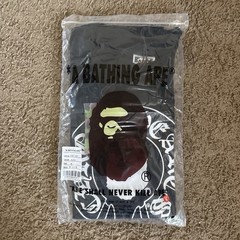 A Bathing Ape BAPE x Chrome Hearts Logo Graphic Tee Black Crew Neck L
