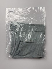 Free Fly Shirt Mens XL Gray Striped Bamboo Henley Pocket Tee Lightweight