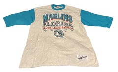 VTG FLORIDA MARLINS Shirt Mens XL RAVENS Starter Baseball 90s Single Stitch RARE