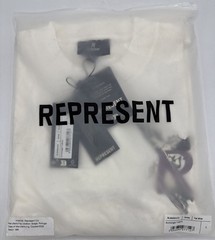 Represent Archangel T-Shirt Size Large Flat White NWT! MLM4650