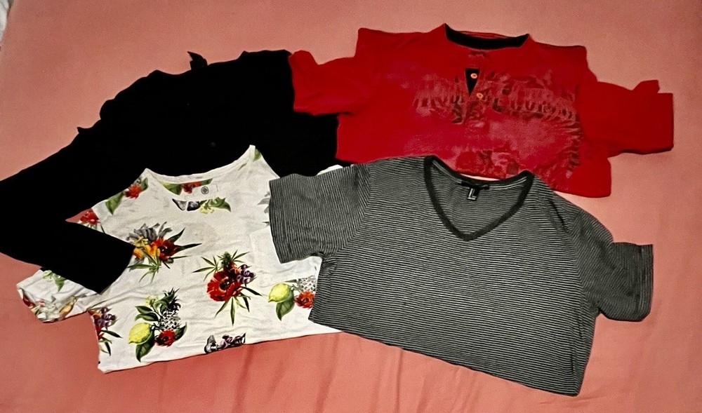 Lot Of 4 Size Large Mens T Shirts Of Various brands