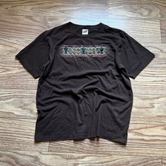 Vintage Y2K Brown Surf Graphic Tee Streetwear Grunge Skater Shirt