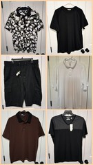 Coofandy Men’s Pleated Short Sleeve Fashion T-shirt Size Large