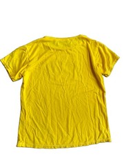 Y2K Mighty Fine I’m Okay I’m Fine Graphic Baby Tee Yellow Size Small Vintage 90s