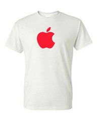Apple Logo T-Shirt Unisex Cotton Crew Neck | 9 Colors S-XL Casual Tee