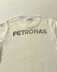Mercedes Benz AMG Petronas Racing F1 White T-shirt Sz M
