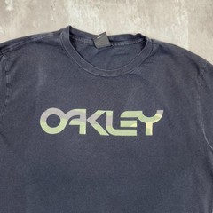 Oakley T-Shirt Men’s Large Black Camo Tech Logo Short Sleeve Streetwear Y2K