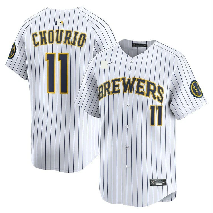 Jackson Chourio Brewers Baseball Jersey, Personalized Name And Number S-5XL