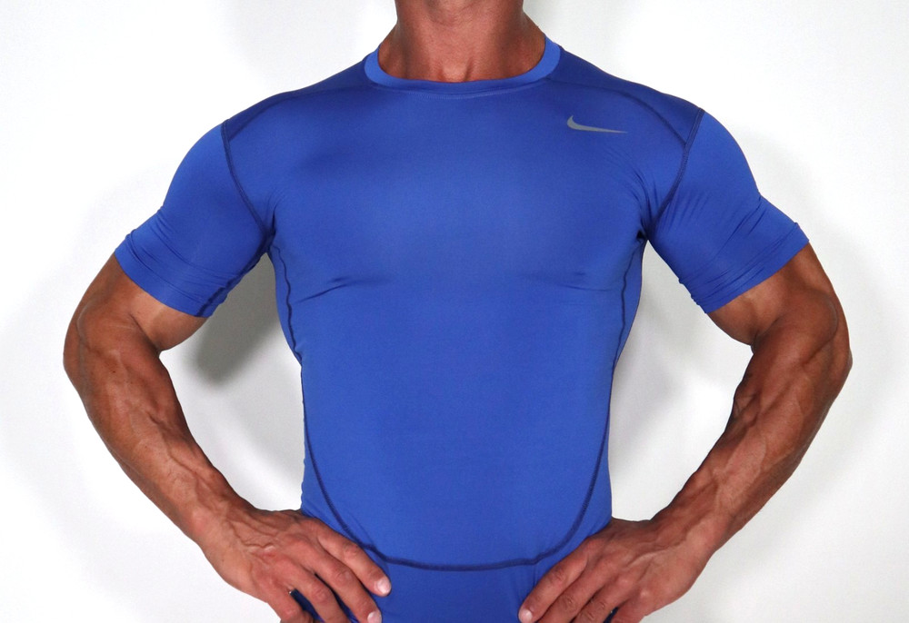 COMPRESSION BLUE MEN’S SHIRT SIZE MEDIUM