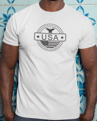 100% cotton American patriotic T-shirt, choose your model and size