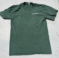 Men’s Starbucks T-Shirt Green Solid M Coffee Cafe Drip Espresso Spell-Out Logo