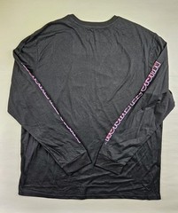 MTV Music Television Long Sleeve T-Shirt Mens XL Black Globe Logo Graphic Shirt
