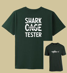 UNISEX MEN WOMENS TEE TSHIRT SHARK CAGE TESTER DIVING SWIMMING DIVE REEF FISH