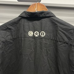 Vintage Y2K Def Con Shirt Size M Computer Hacker Las Vegas Convention Button Up