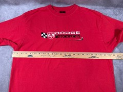 Dodge Motorsports Embroidered Red T-shirt XL Vintage Y2K Trucks Cars Ram