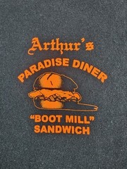 Arthur’s Paradise Diner Shirt Mens Extra Large Lowell MA Boot Mill Tee Adult A36