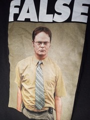 The Office Dwight Schrute False T-shirt Medium