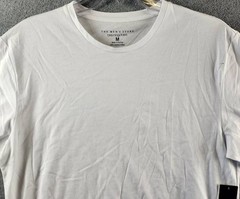 The Men’s Store at Bloomingdale’s Supima Cotton Tee Men’s M White Solid Crewneck