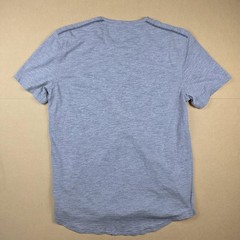 John Varvatos Shirt Mens M Gray Short Sleeve Henley Tee Tagless Jersey Soft
