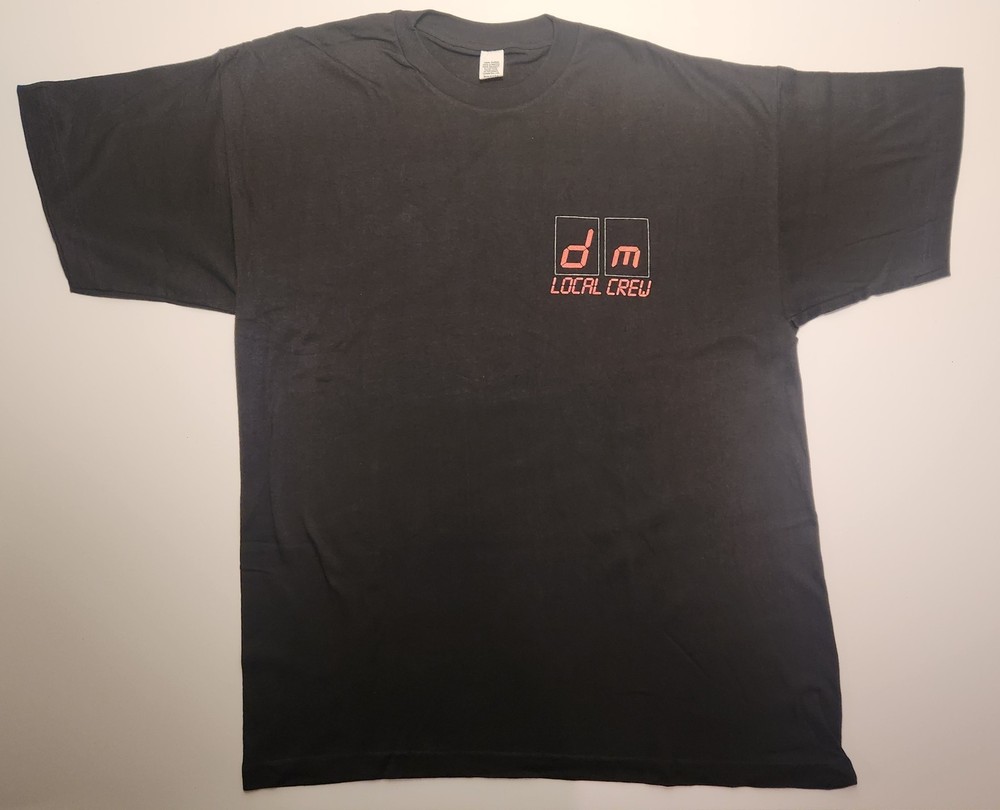 Vintage 90s Depeche Mode Local Crew Concert T Shirt XL Nice Cond. As Pictured