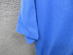 Vintage Blank T Shirt Men Large Blue Pocket Tee BVD Premium Series Single Stitch