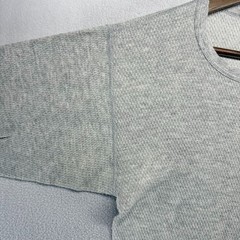 Vintage JE Morgan Thermal Shirt Men’s XL Gray Waffle Base Layer Crew USA Made