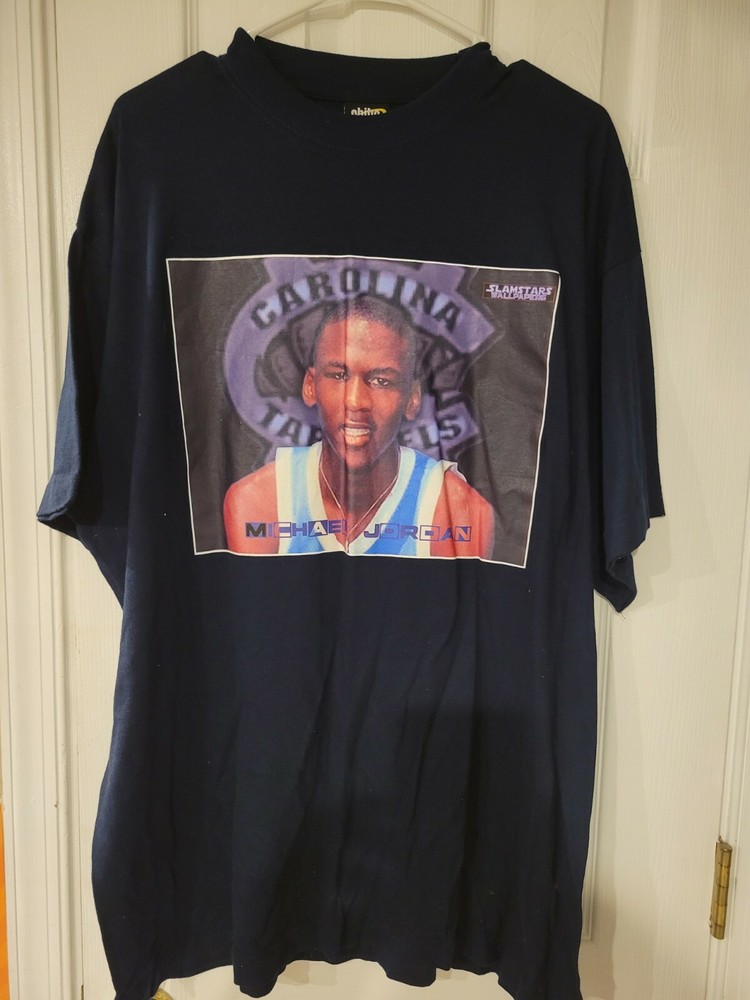 HIP HOP VINTAGE CLASSIC T SHIRT MICHAEL JORDAN NORTH CAROLINA 90S OLD SCHOOL