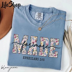 made for more ephesians floral comfort tee