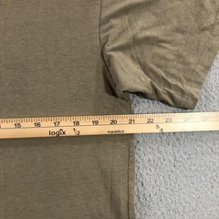 Rothco Shirt Mens Large green Crewneck Basic Tee T-Shirt Poly Cotton Casual