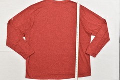 Nike Dri-FIT Men’s XXL Running Shirt Heathered Red Long Sleeve Pullover Perform