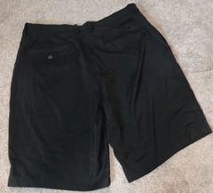 Nike Golf Shorts Mens Black Dri-Fit Performance Stretch Flat Front