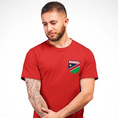 Personalised Namibia Badge T Shirt For Men shirt Football Him Soccer Custom F…