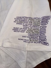 VLONE X NAV Good Intentions Doves Graphic T-Shirt Authentic White Men Size Small