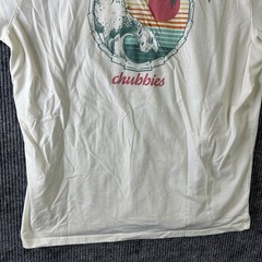 Chubbies T Shirt Men’s 2XL White Retro Surf Sunset NWOT