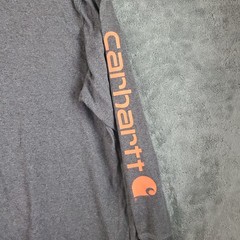 Carhartt Shirt Mens XL Gray Long Sleeve Original Fit Graphic Crew T-Shirt K231