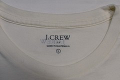 J Crew Graphic Print Butter Yellow T Shirt – Mens Size L Large