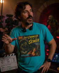 They Crawled Out of the Sewer T-Shirt Retro Horror 8mm Movie Poster Tee