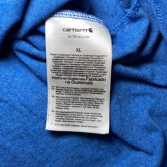 Carhartt K231 Loose Fit Long Sleeve Logo T-Shirt XL Heather Blue Spring 2021