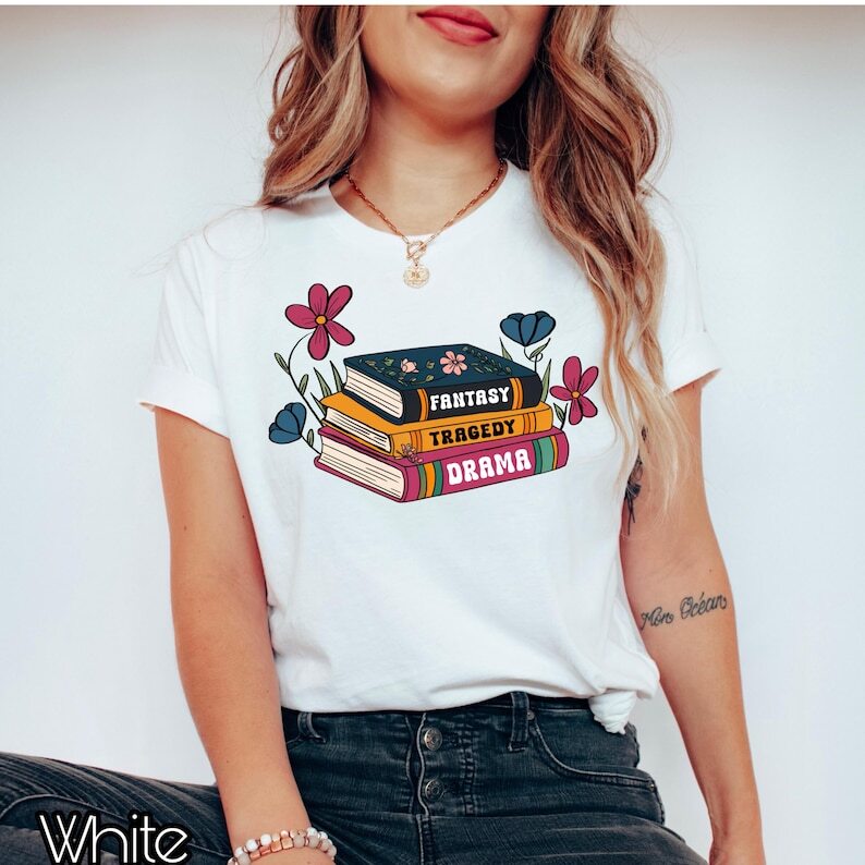 Subtle Anti Trump Tee, Anti MAGA Shirt, Feminist Gift, Book Lover, Tee S-5XL Mul