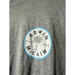 Edwin McCain Tri Color Logo T-Shirt Size Large