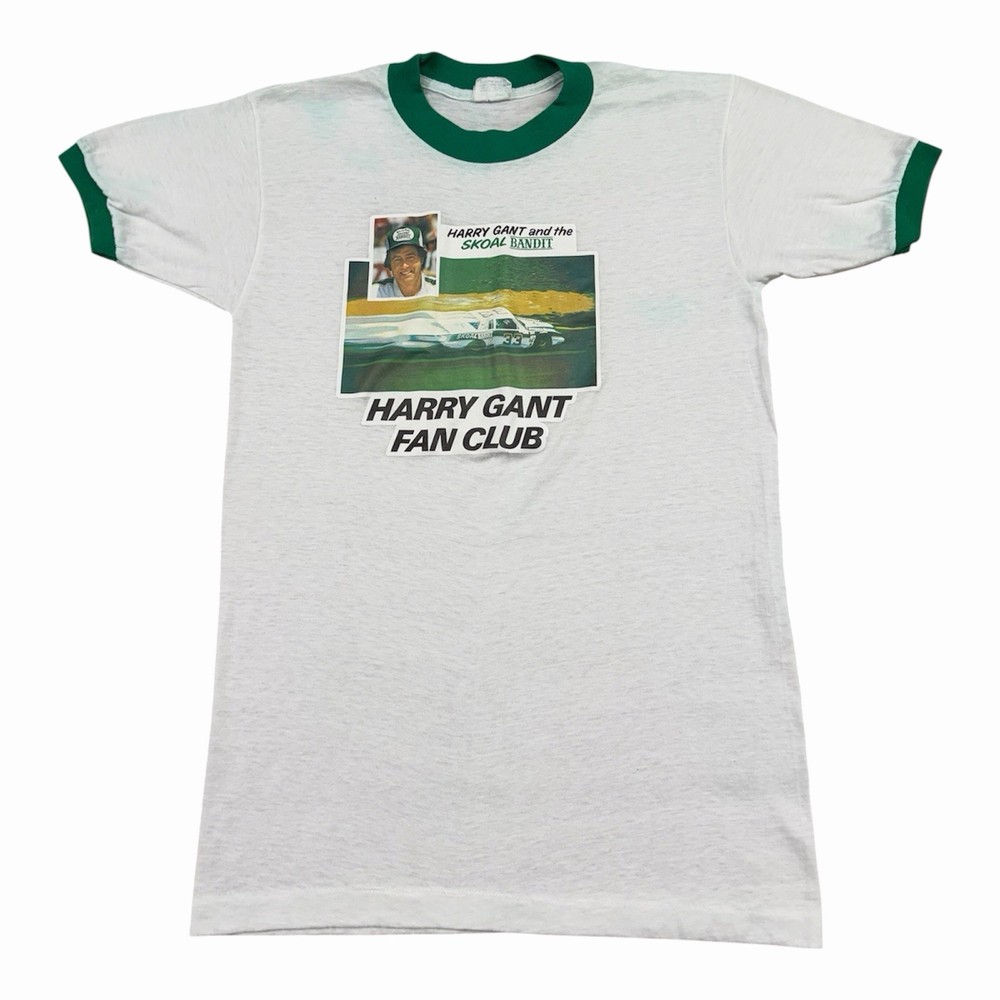 Vintage 80s Harry Gant Skoal Bandit Fan Club Ringer G Shirt Men’s Medium NASCAR