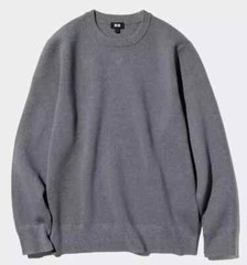 UNISEX Wear UNIQLO Machine-Washable Milano Ribbed Sweater Stretchy Knit
