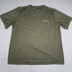 REI Co-Op T-Shirt Mens Lg Green Crew Neck Short Sleeve Polyester Outdoor Hiking