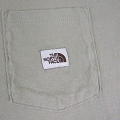 North Face Shirt Mens Medium Green Outdoors Hiking Climbing Traveling Casual ^