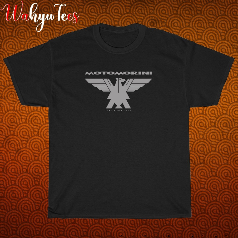 New Moto Morini Motorcycle Logo Black/Navy/White Size S-5XL Unisex T-Shirt